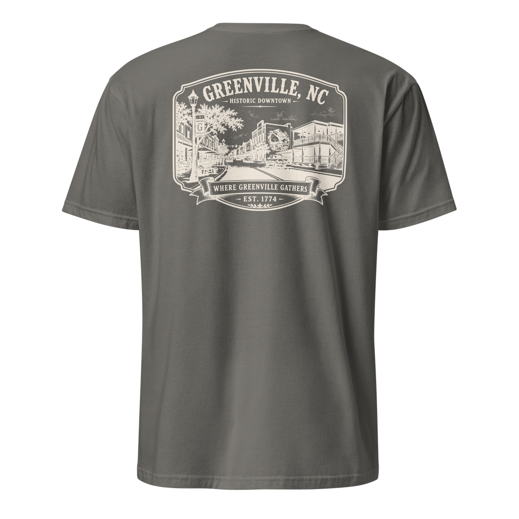 Greenville, NC - Downtown - Short-Sleeve Unisex