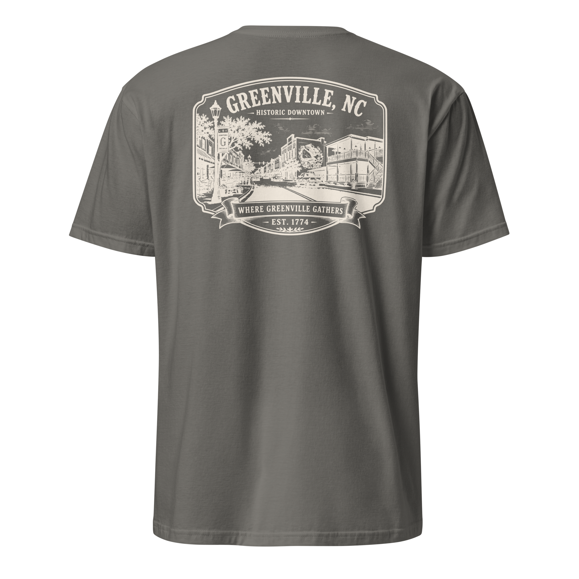 Greenville, NC - Downtown - Short-Sleeve Unisex