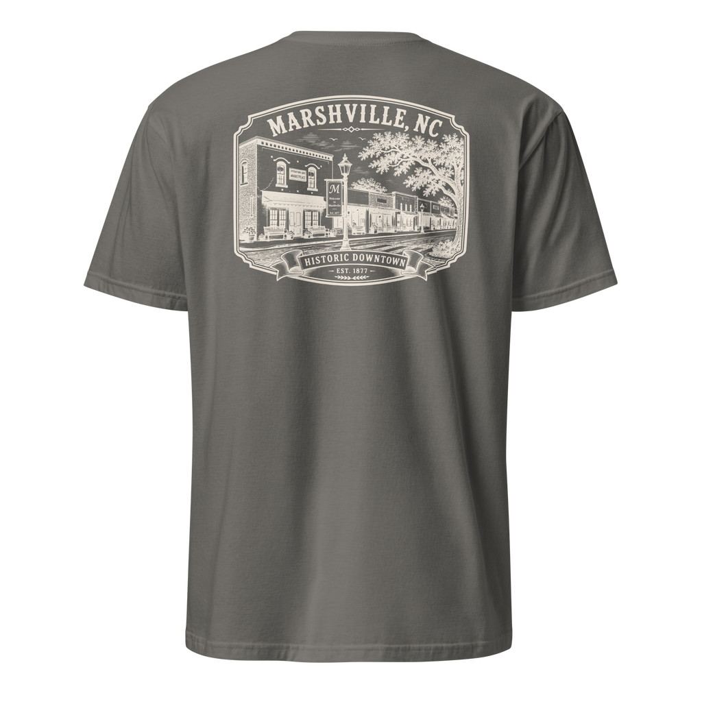 Marshville, NC - Historic Downtown - Short-Sleeve Unisex