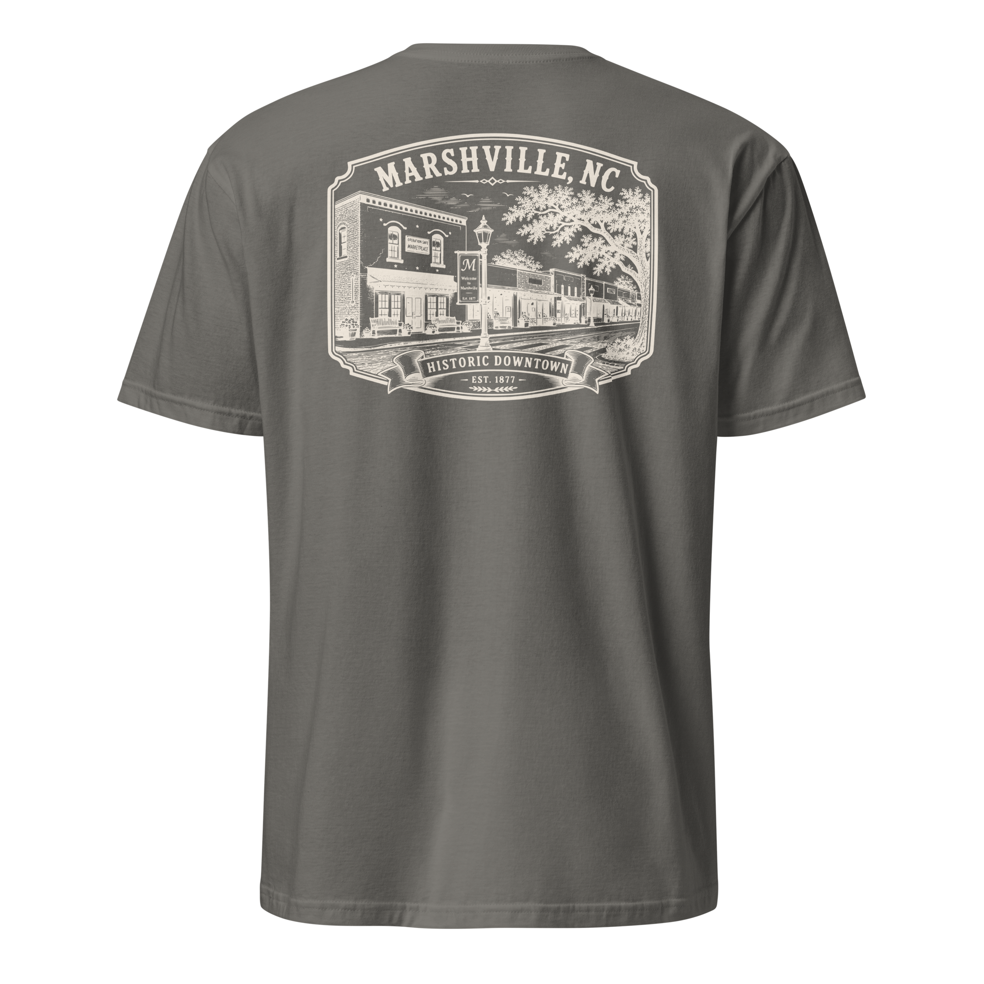 Marshville, NC - Historic Downtown - Short-Sleeve Unisex