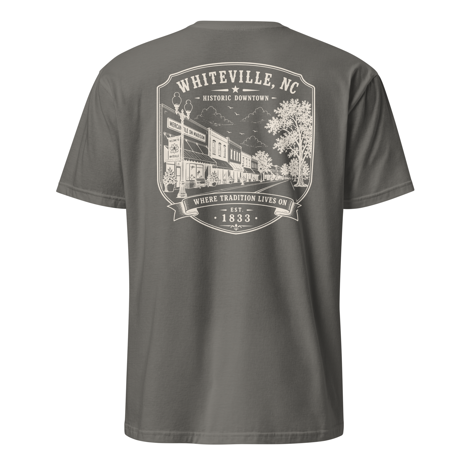 Whiteville, NC - Downtown - Short-Sleeve Unisex