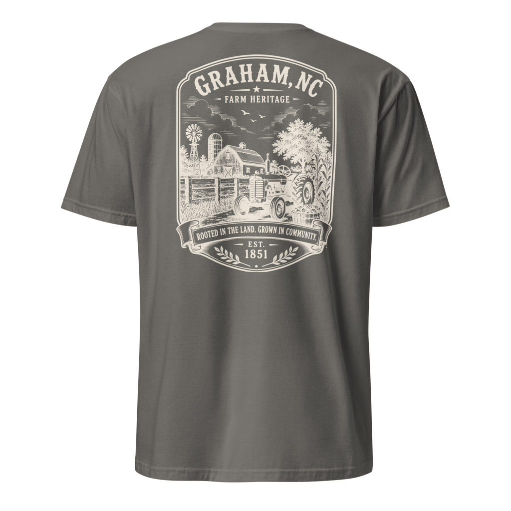 Graham, NC - Farm Heritage - Short-Sleeve Unisex