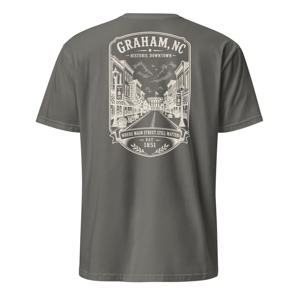 Graham, NC - Downtown - Short-Sleeve Unisex