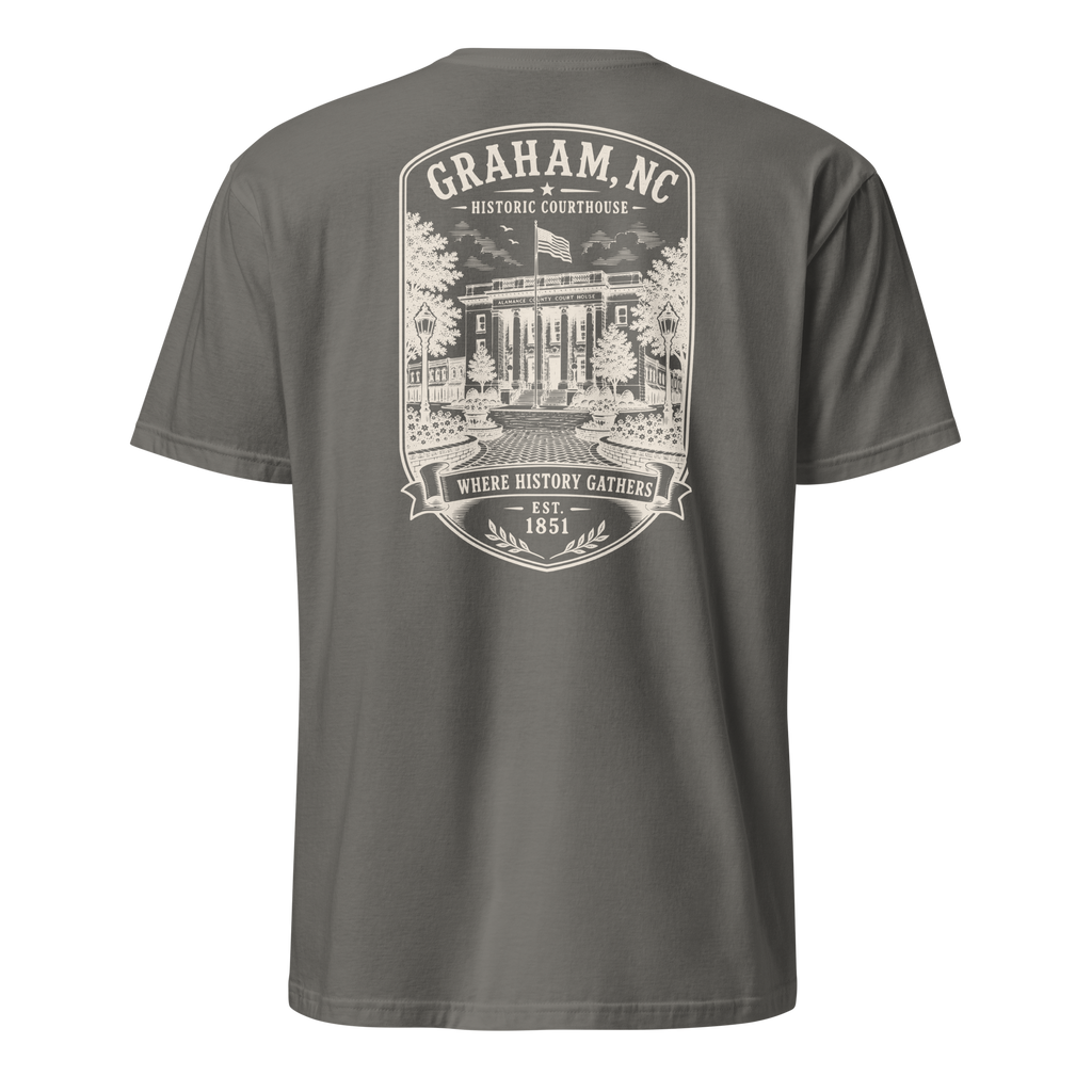 Graham, NC - Historic Courthouse - Short-Sleeve Unisex