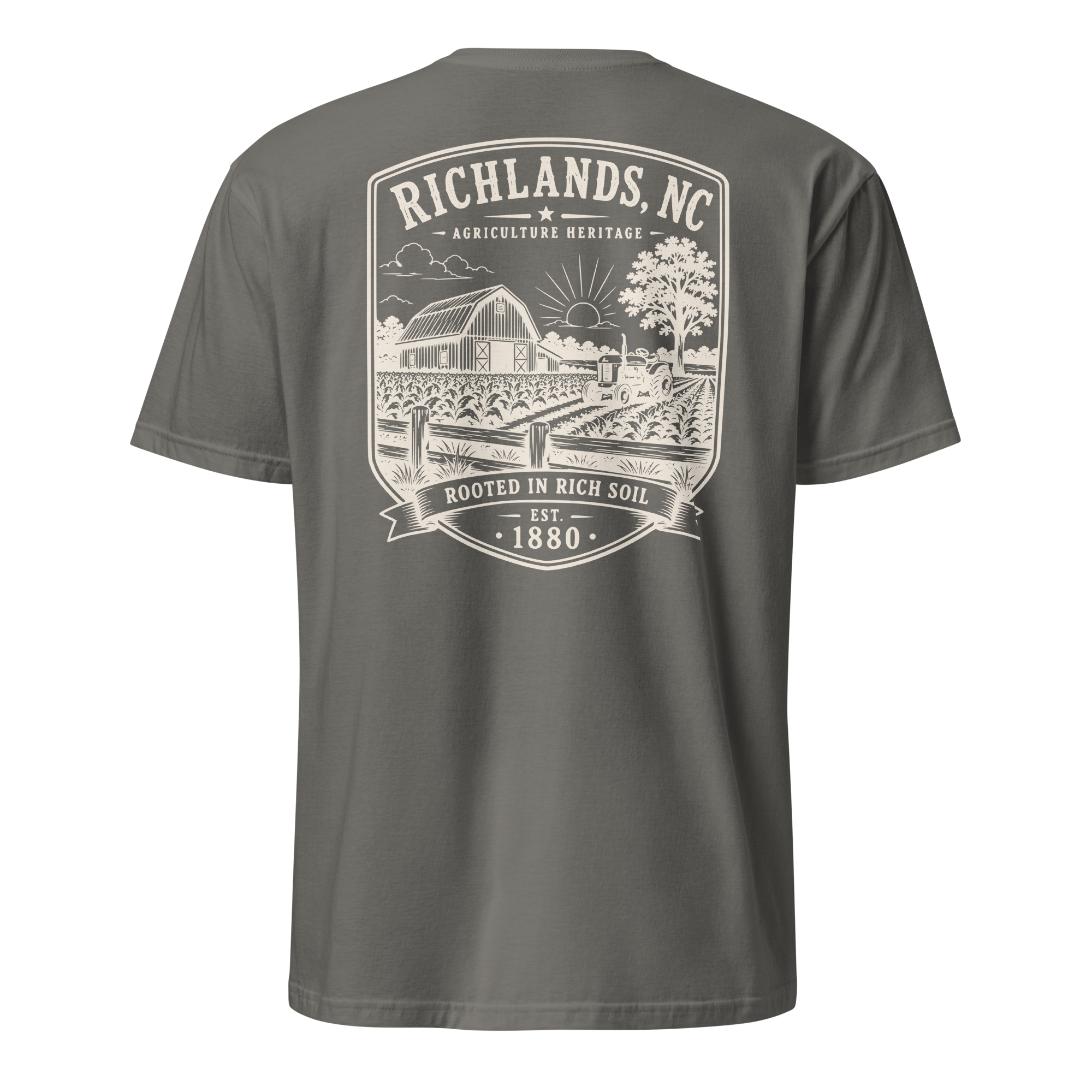Richlands, NC - Rooted In Rich Soil - Short-Sleeve Unisex