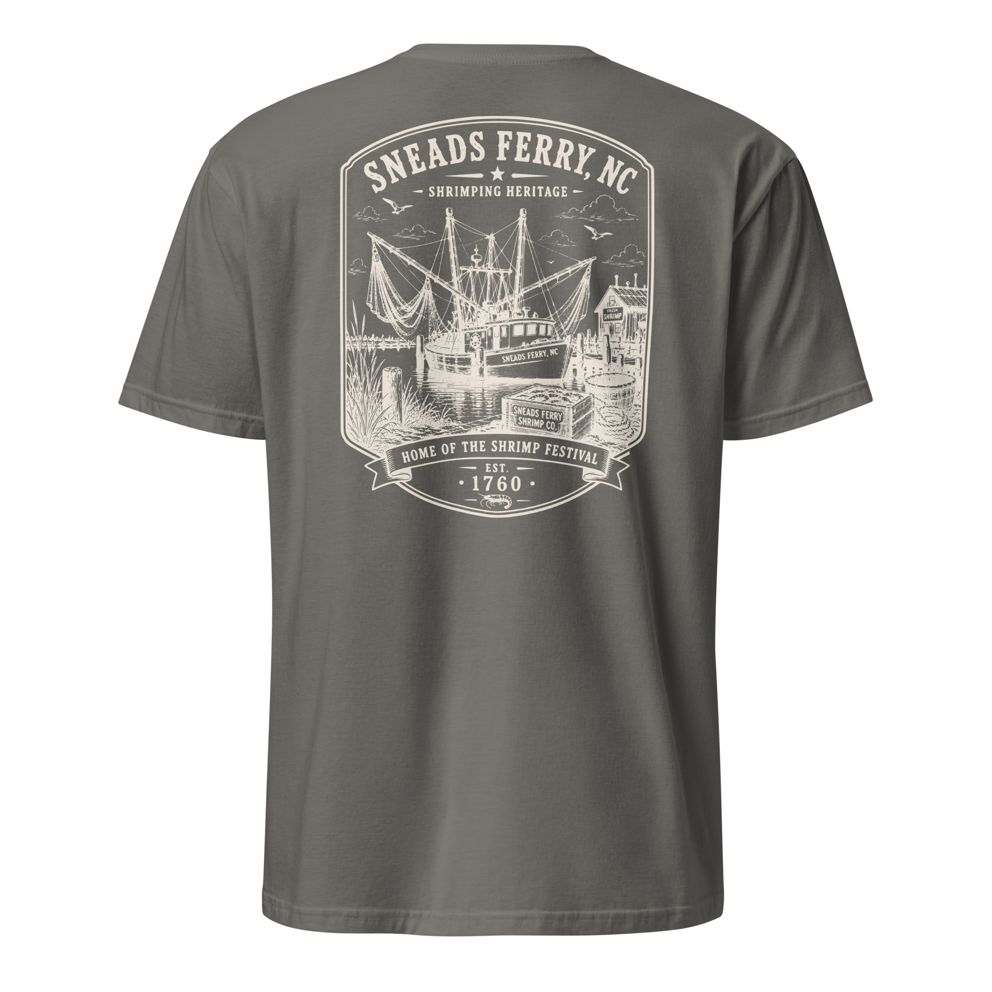 Sneads Ferry, NC - Shrimping Heritage - Short-Sleeve Unisex