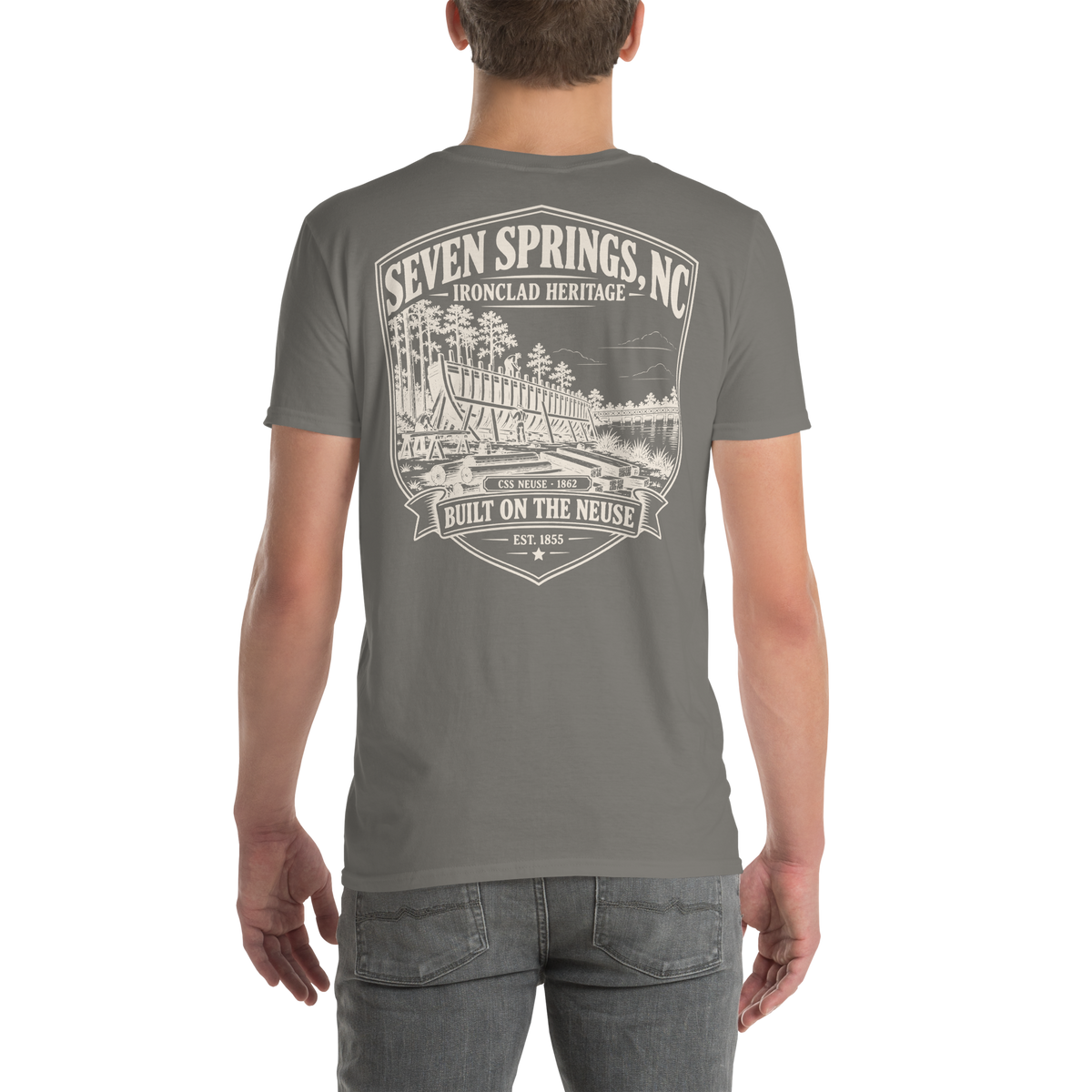 Seven Springs, NC - Built On The Neuse - Short-Sleeve Unisex T-Shirt