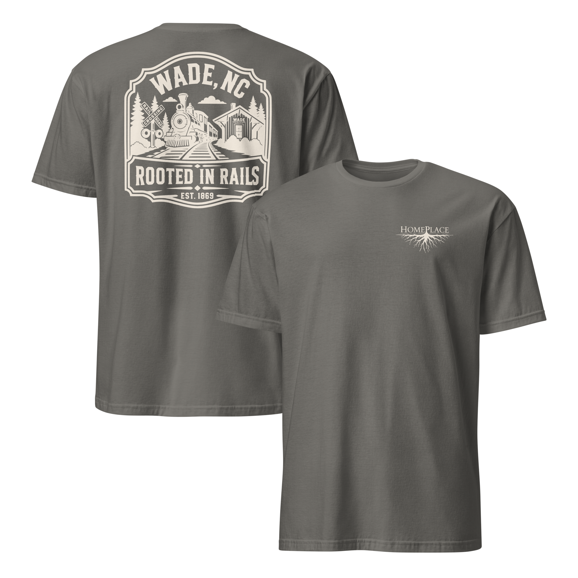 Wade, NC - Railroad Town - Unisex T-Shirt
