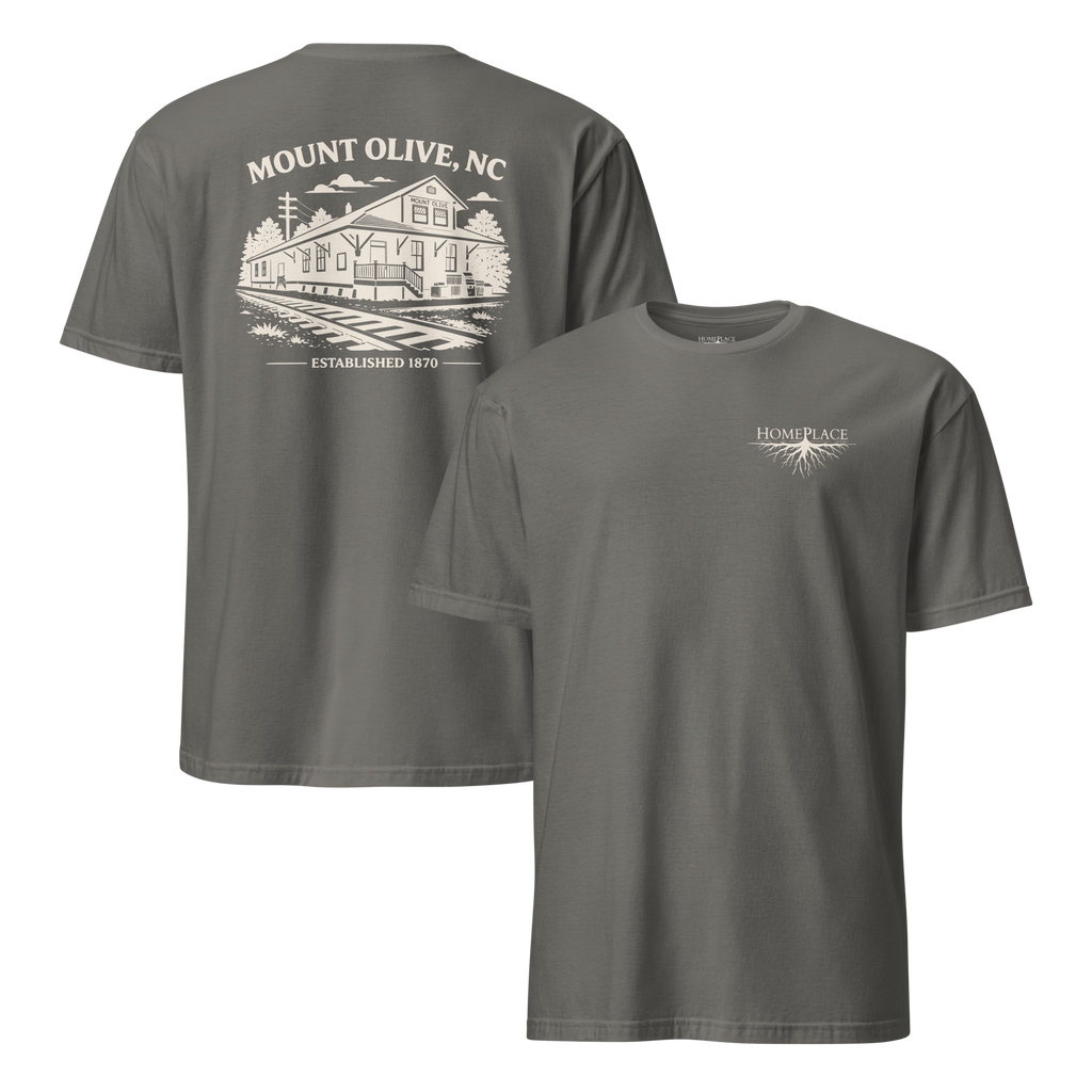 Mount Olive, NC - Train Depot - Unisex T-Shirt