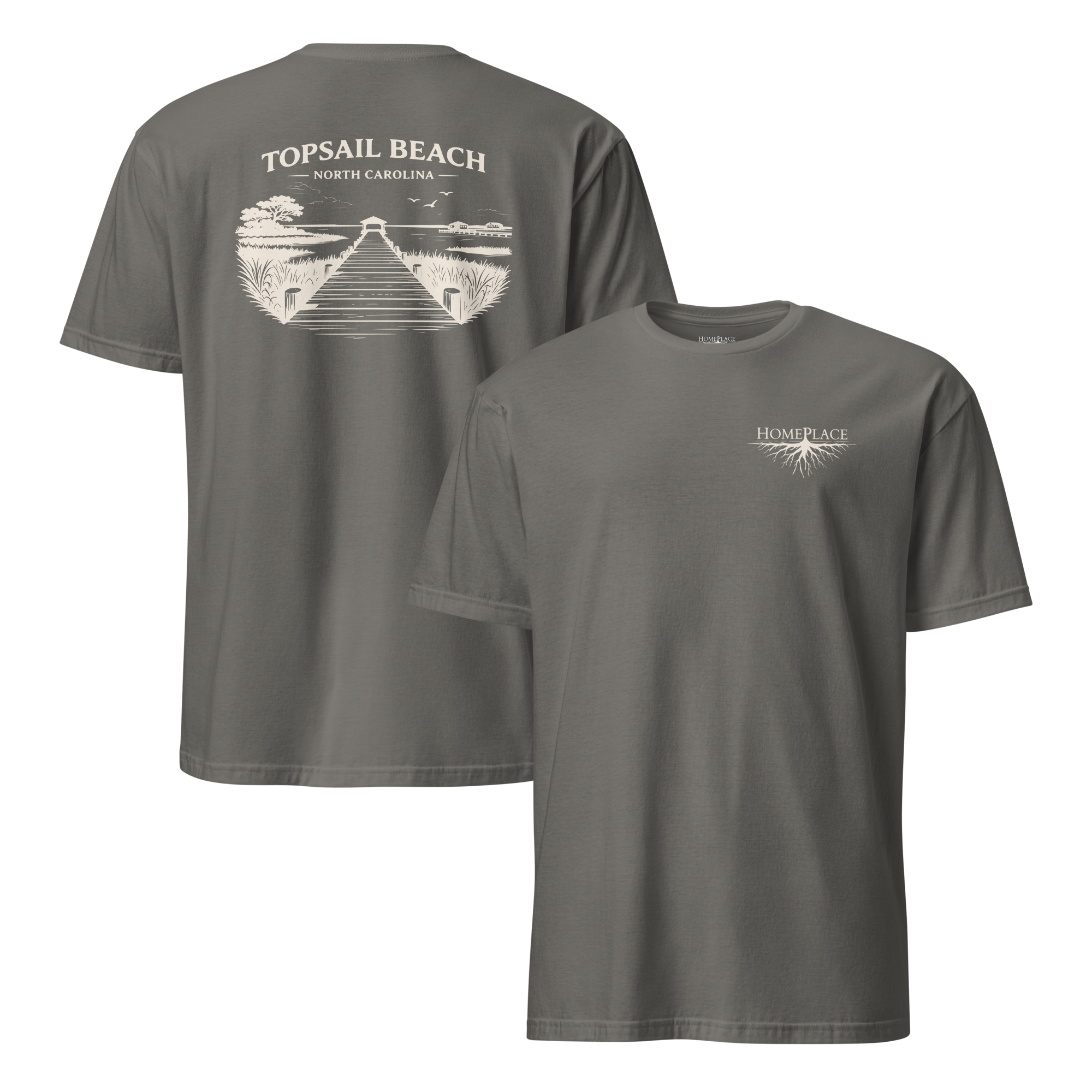 Topsail Beach, NC - On The Dock - Unisex T-Shirt
