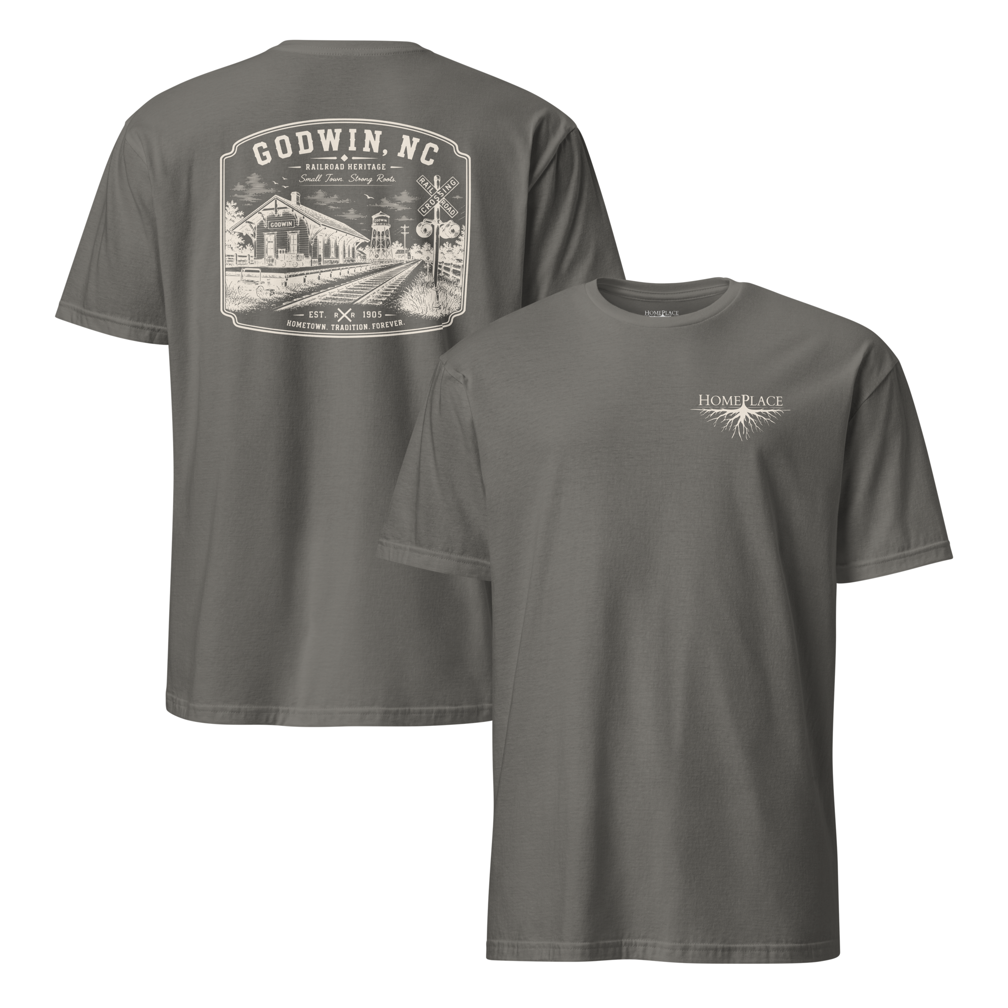 Godwin, NC - Railroad Town - Unisex T-Shirt