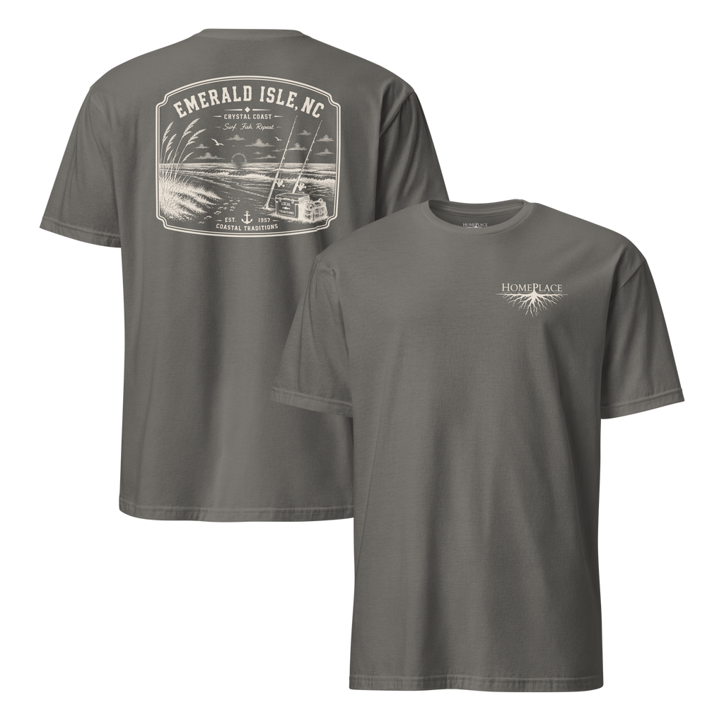 Emerald Isle, NC - Surf. Fish. Repeat. - Unisex T-Shirt
