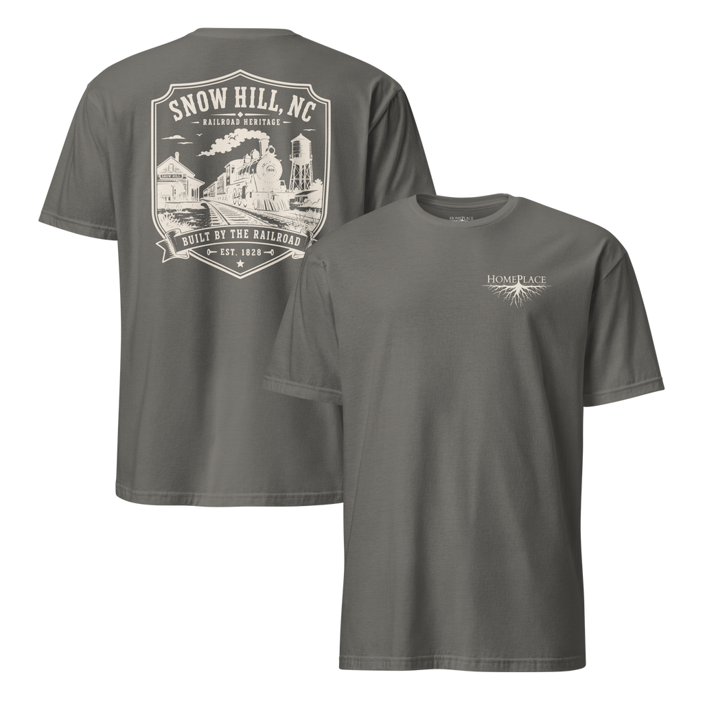 Snow Hill, NC - Built By The Railroad - Unisex T-Shirt