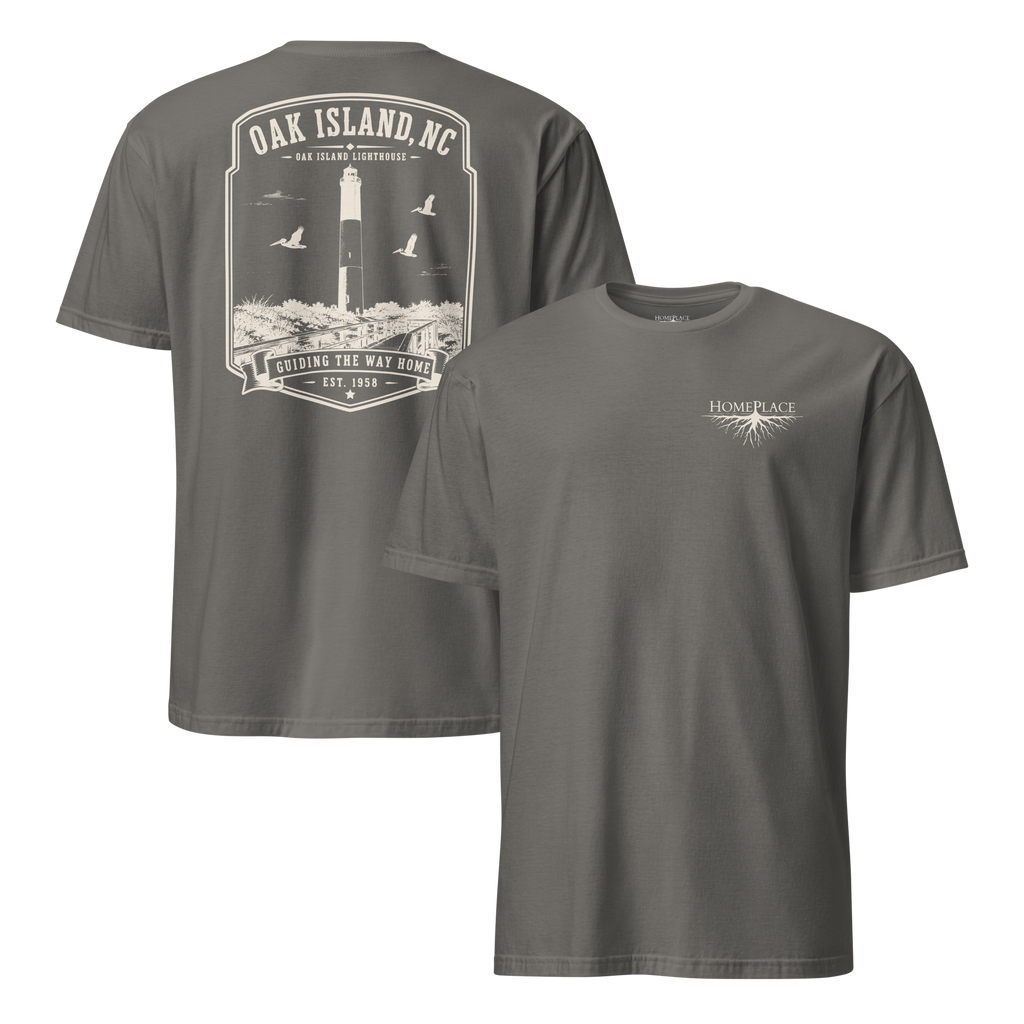 Oak Island, NC - Oak Island Lighthouse - Unisex T-Shirt