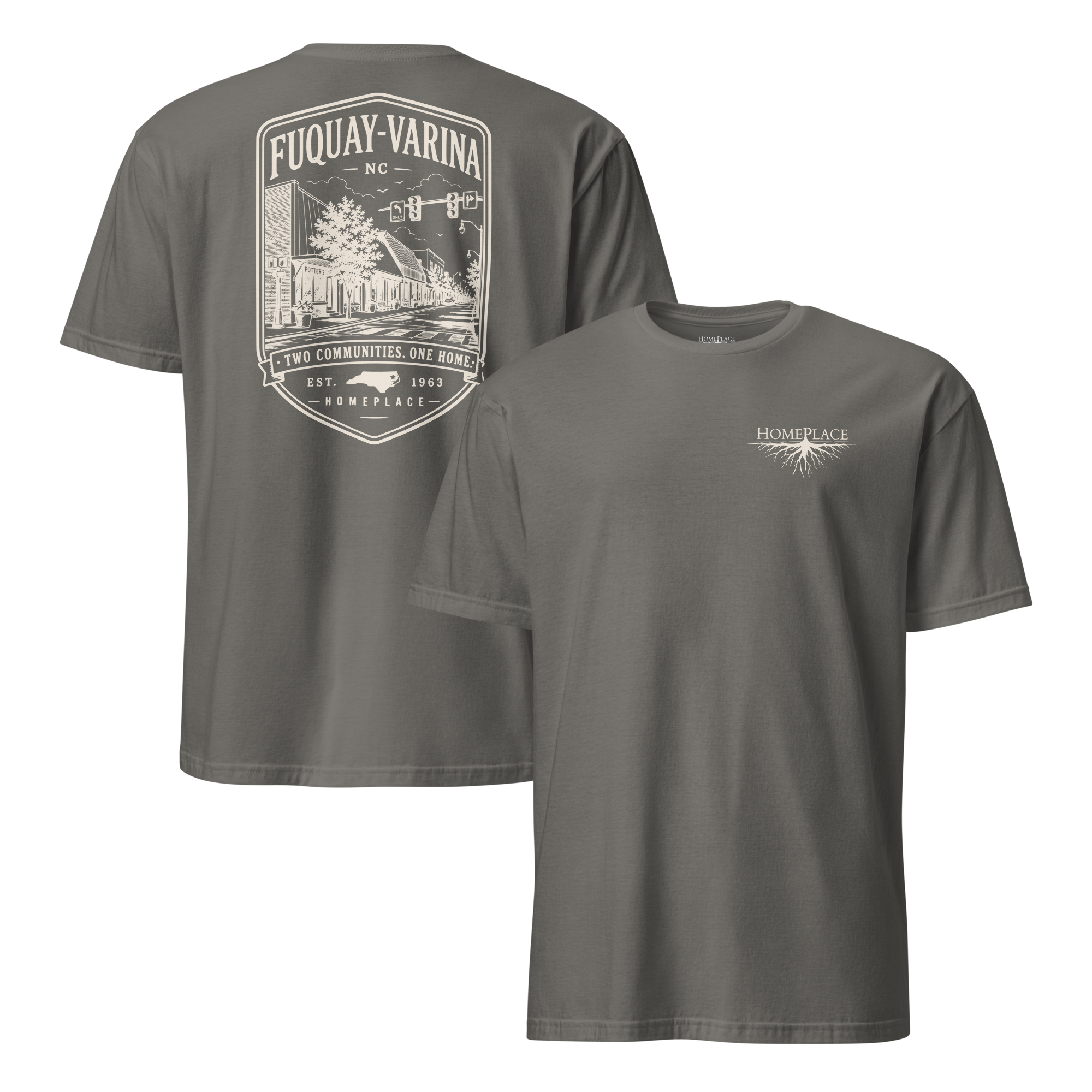 Fuquay-Varina, NC - Two Communities. One Home. - Unisex T-Shirt