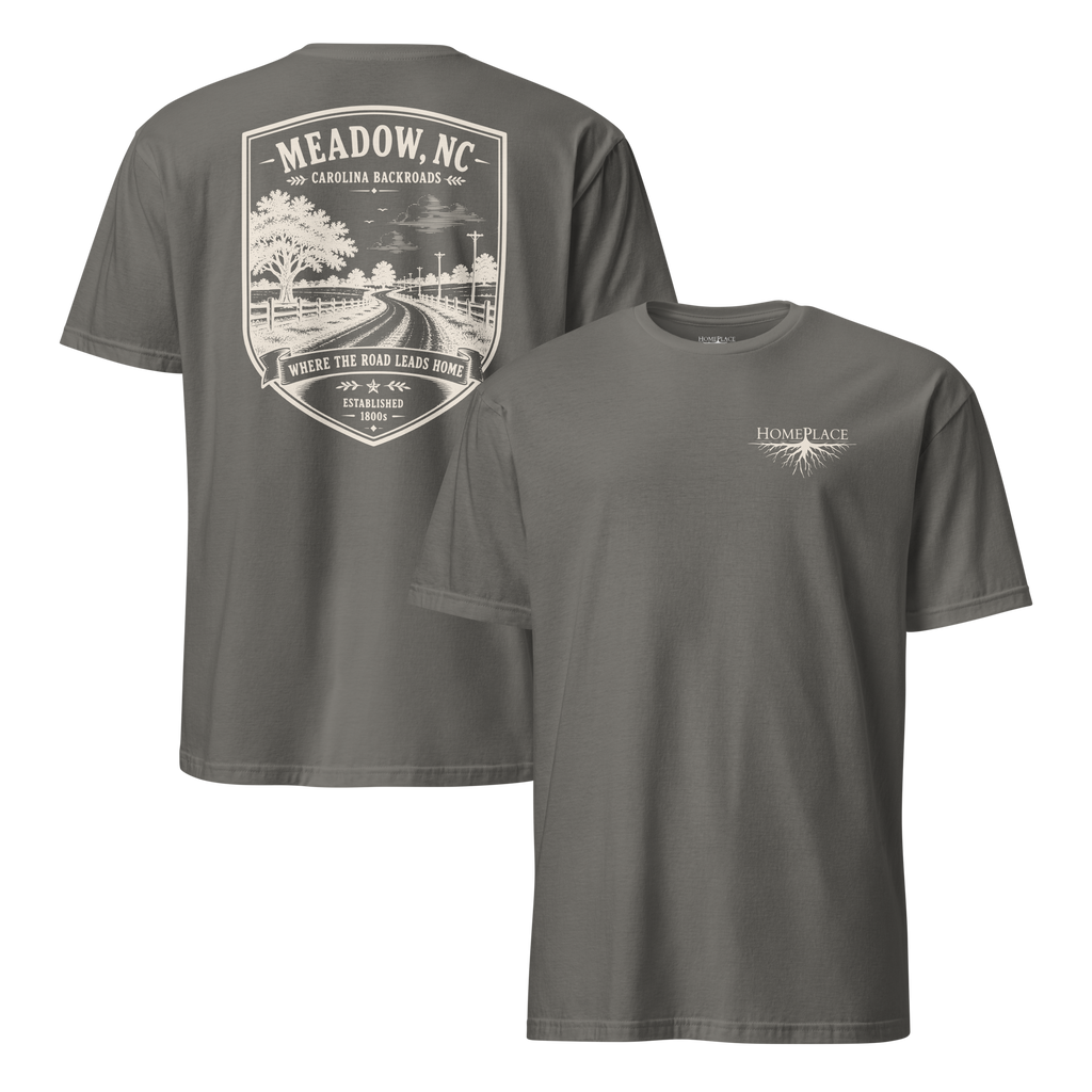 Meadow, NC - Carolina Backroads - Unisex T-Shirt