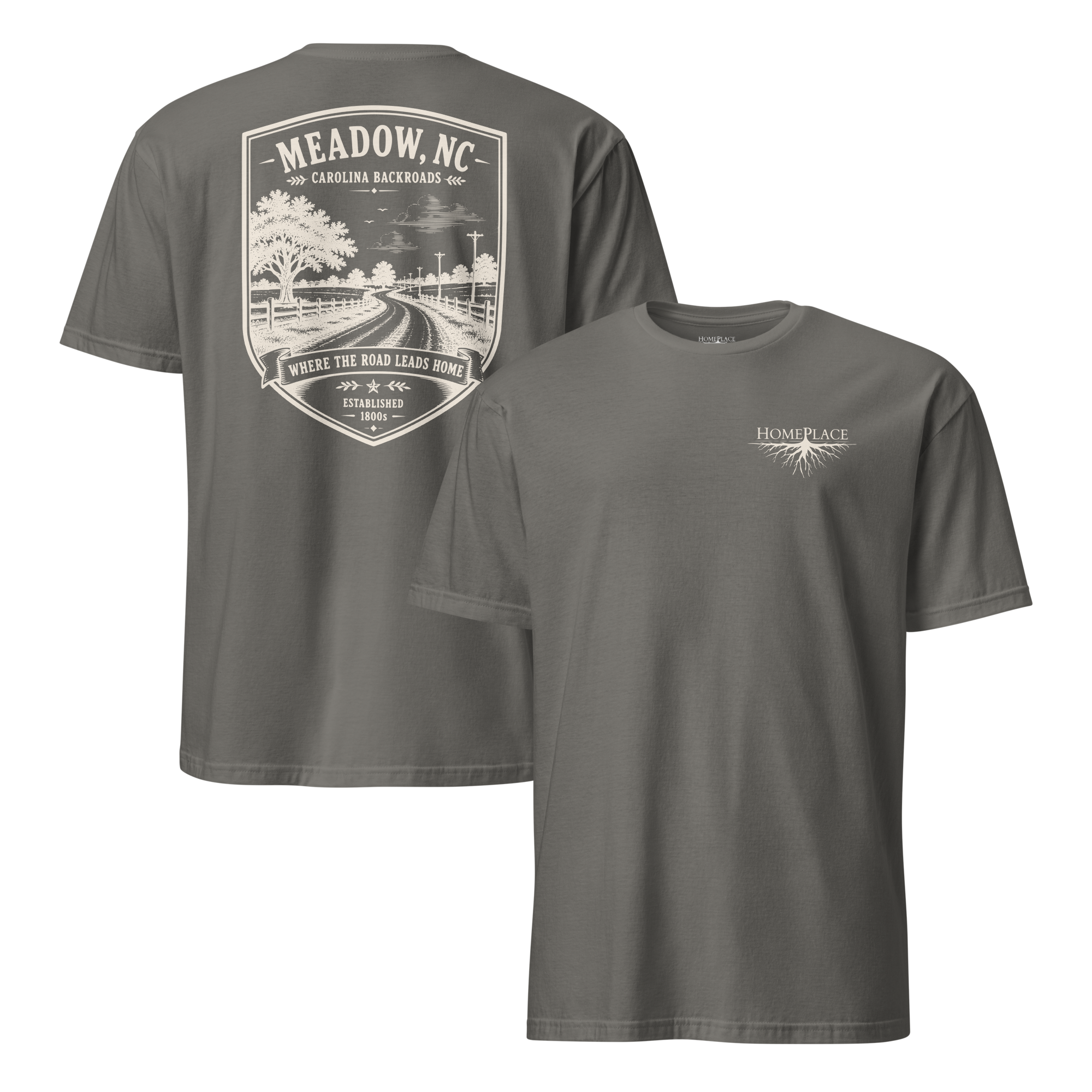 Meadow, NC - Carolina Backroads - Unisex T-Shirt