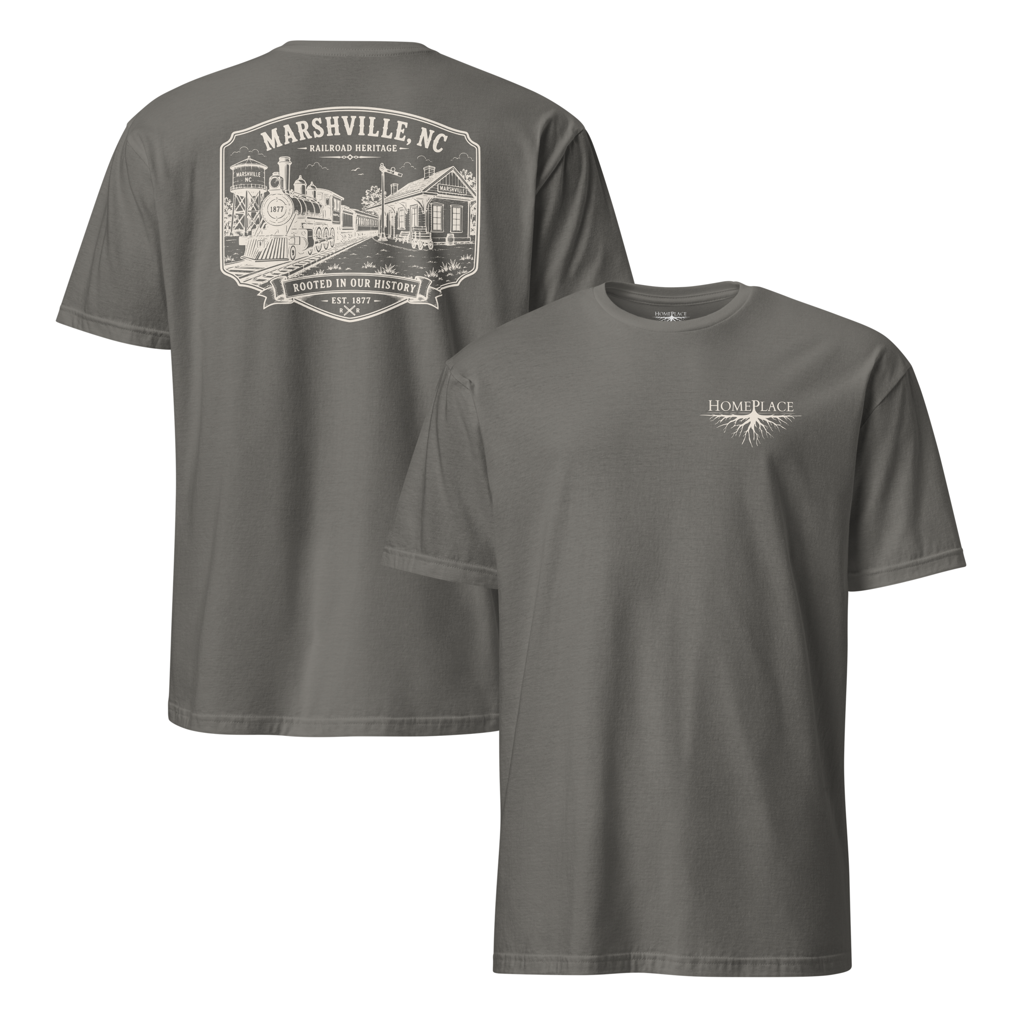 Marshville, NC - Railroad Heritage - Short-Sleeve Unisex