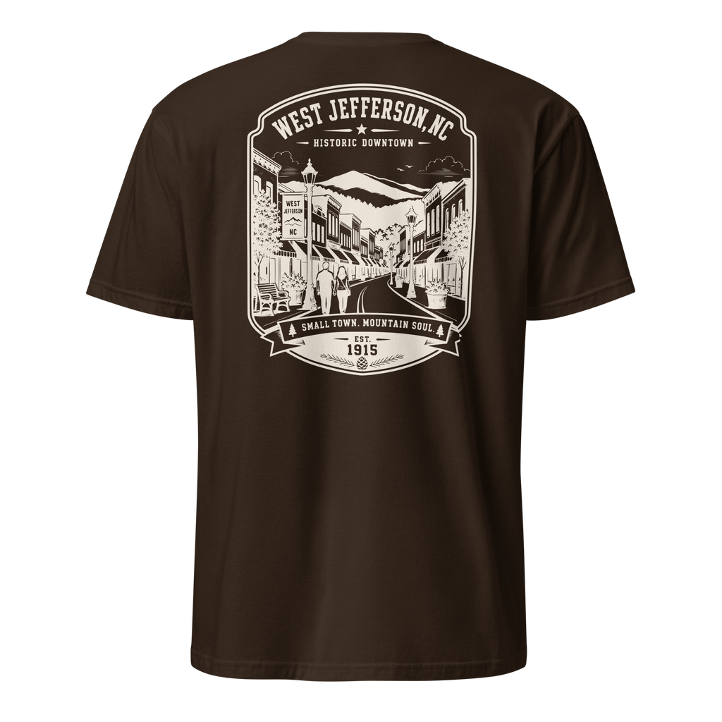 West Jefferson - Historic Downtown - Unisex T-Shirt