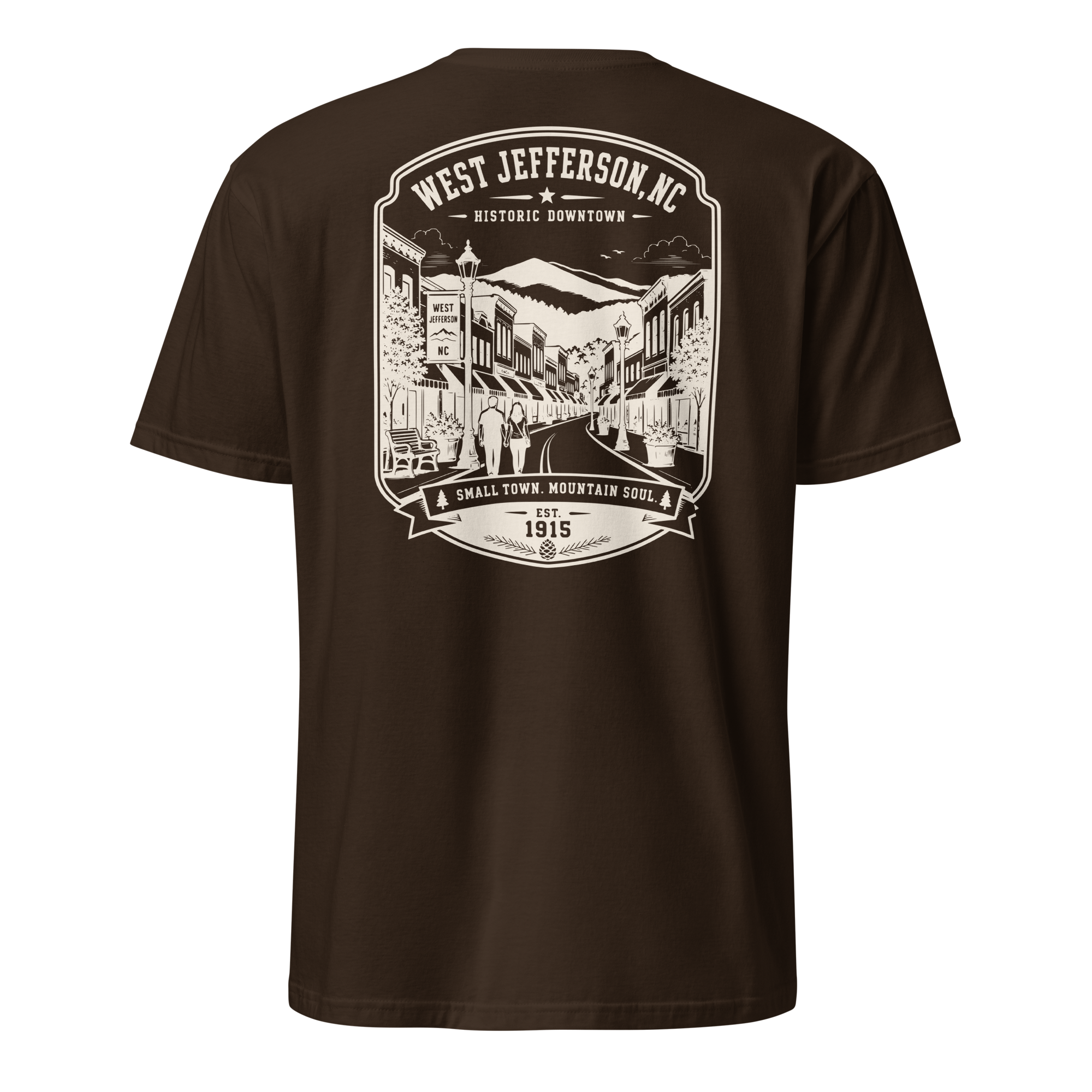 West Jefferson - Historic Downtown - Unisex T-Shirt