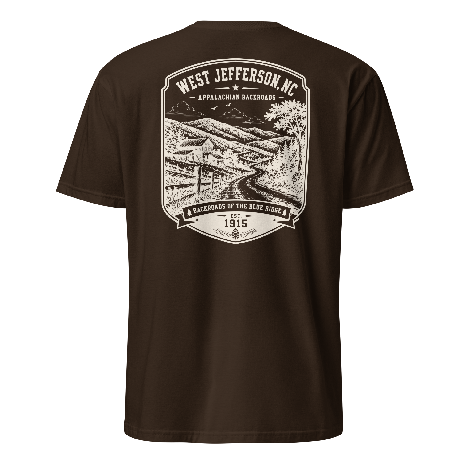 West Jefferson - Appalachian Backroads - Unisex T-Shirt