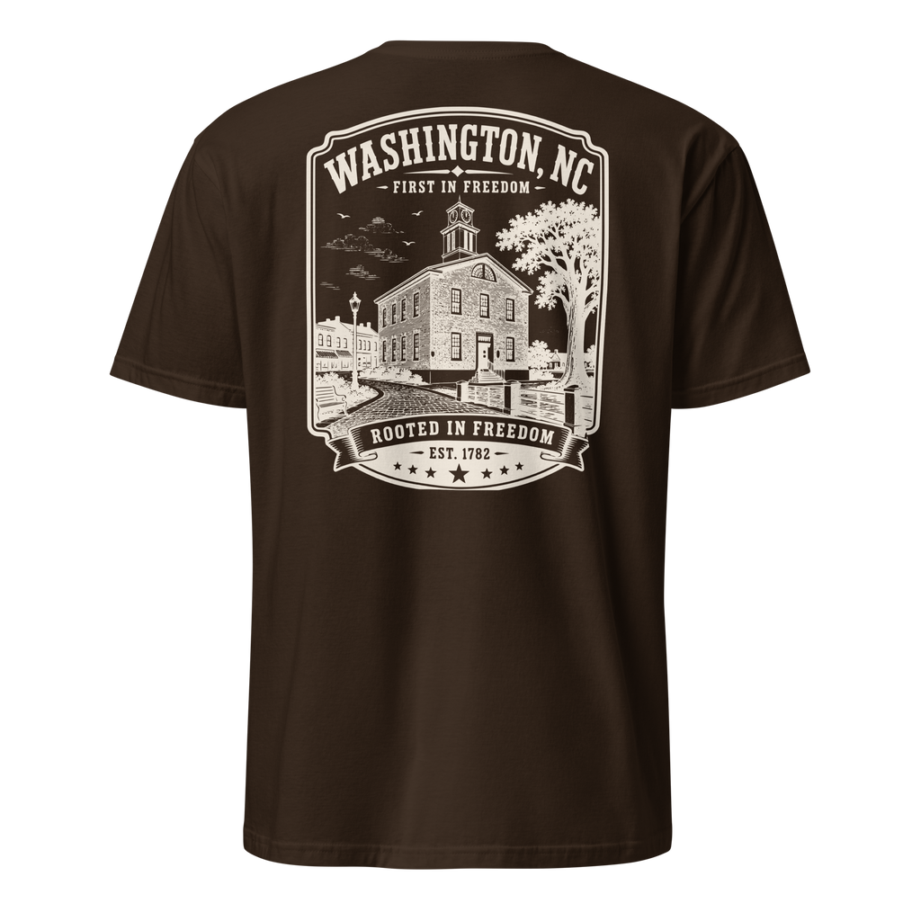Washington, NC - Rooted In Freedom - Unisex T-Shirt