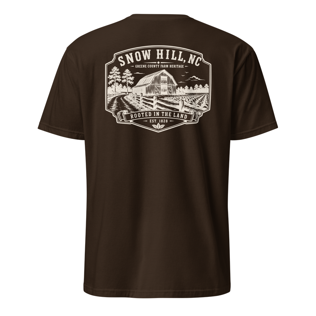 Snow Hill, NC - Rooted In The Land - Unisex T-Shirt
