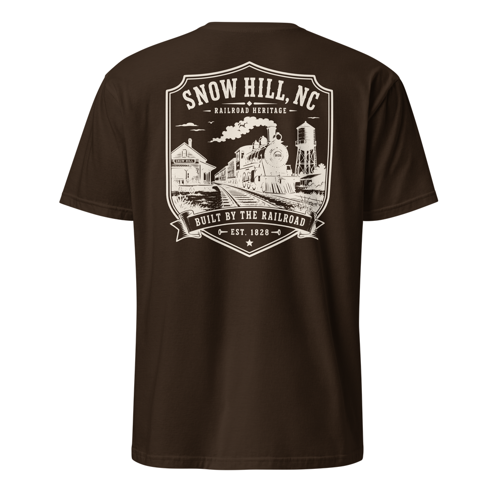 Snow Hill, NC - Built By The Railroad - Unisex T-Shirt