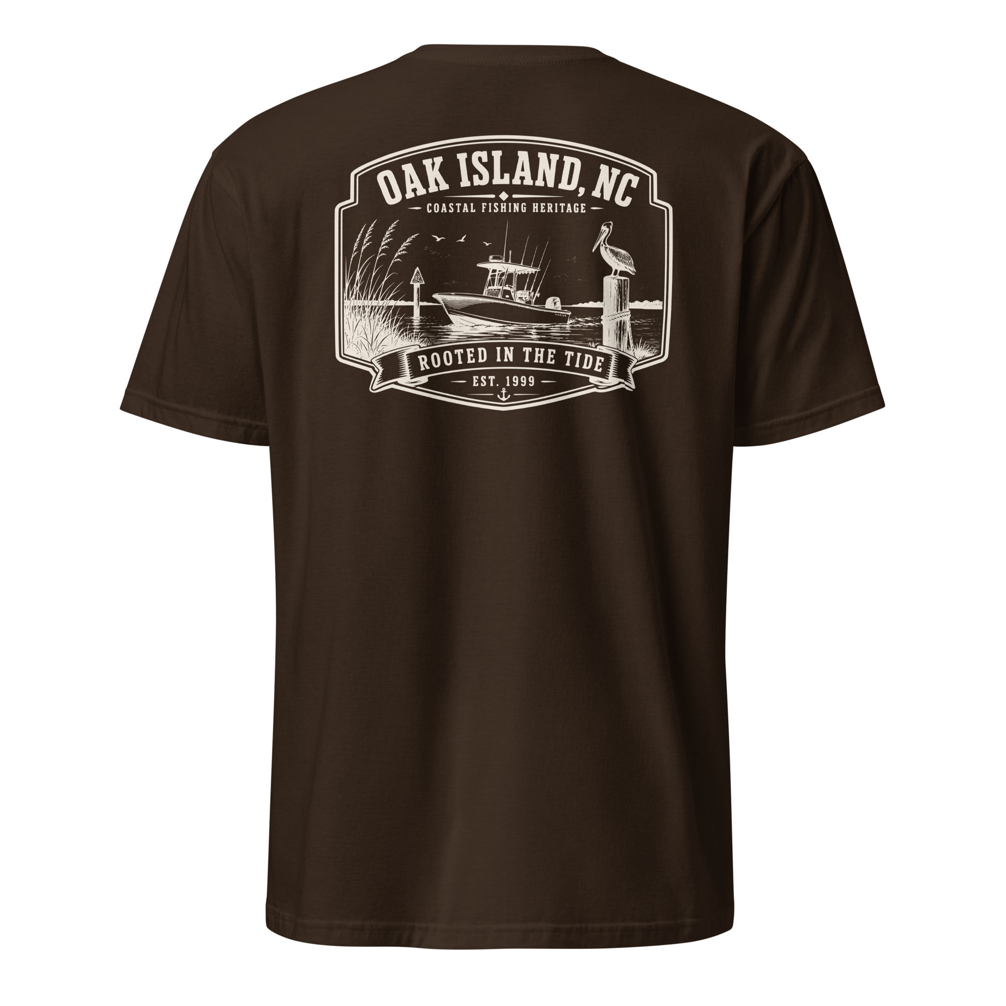 Oak Island, NC - Rooted In The Tide - Unisex T-Shirt