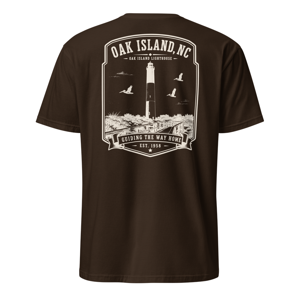 Oak Island, NC - Oak Island Lighthouse - Unisex T-Shirt