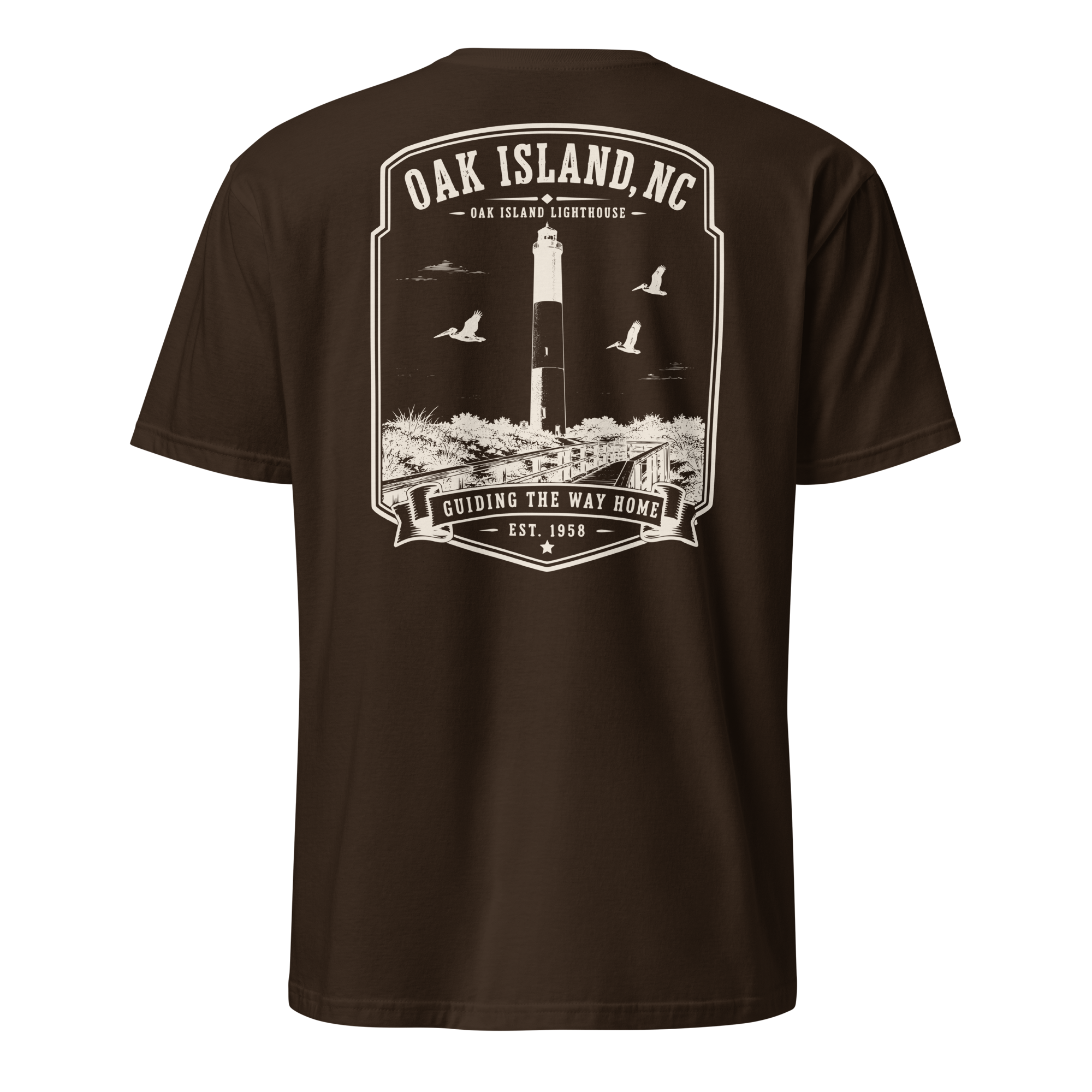 Oak Island, NC - Oak Island Lighthouse - Unisex T-Shirt