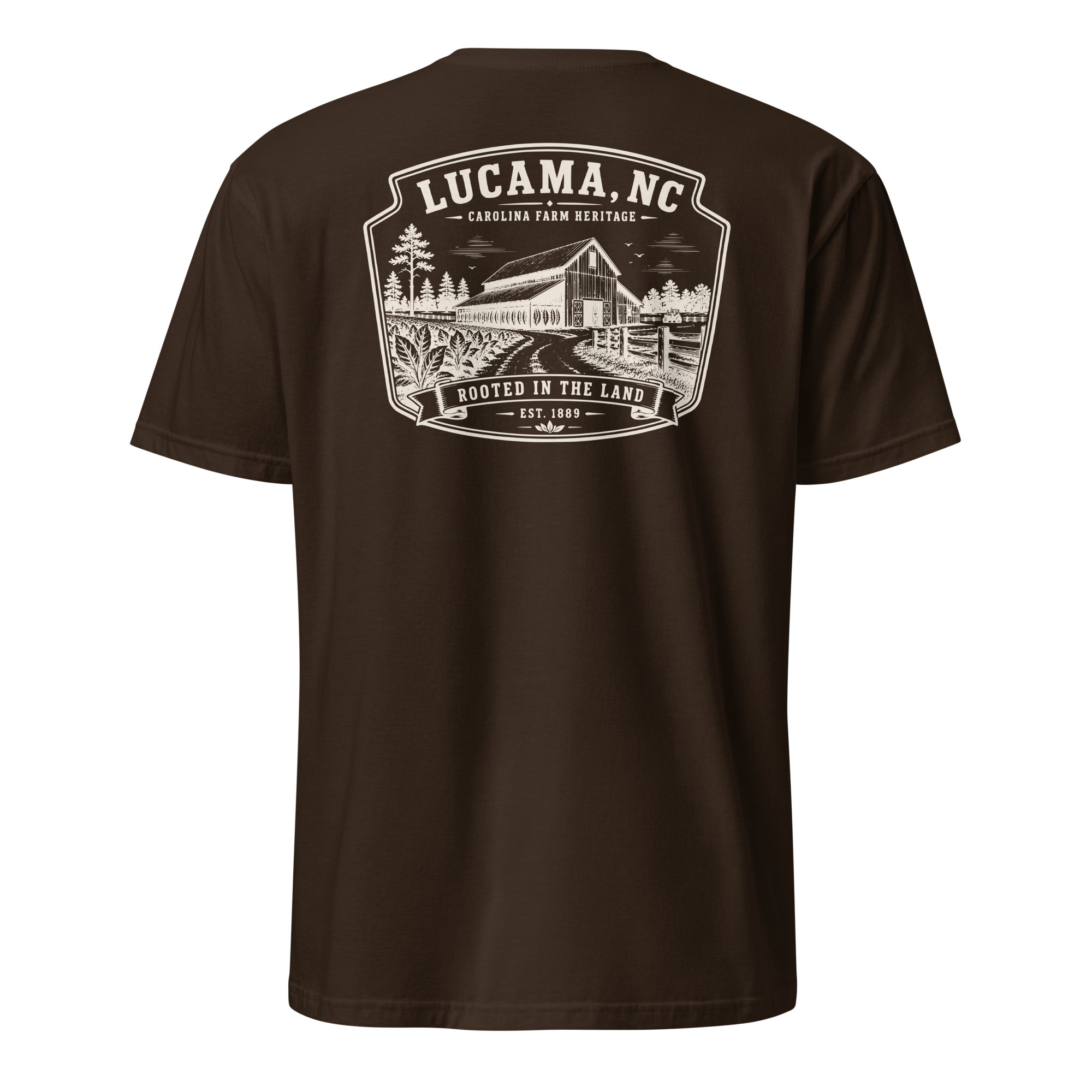 Lucama, NC - Rooted In The Land - Unisex T-Shirt