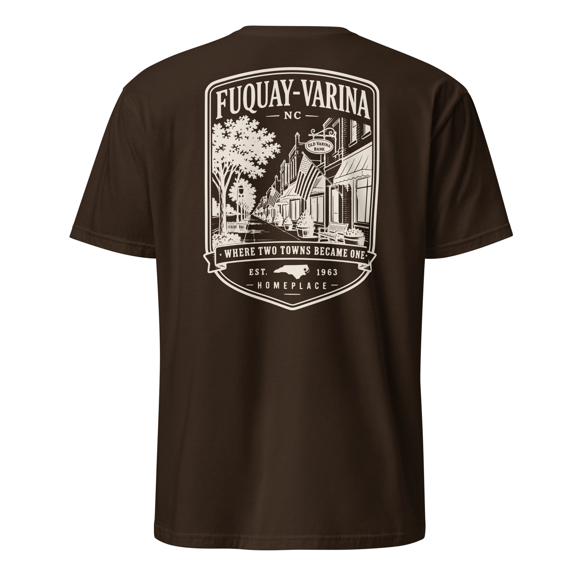 Fuquay-Varina, NC - Two Towns Became One - Unisex T-Shirt