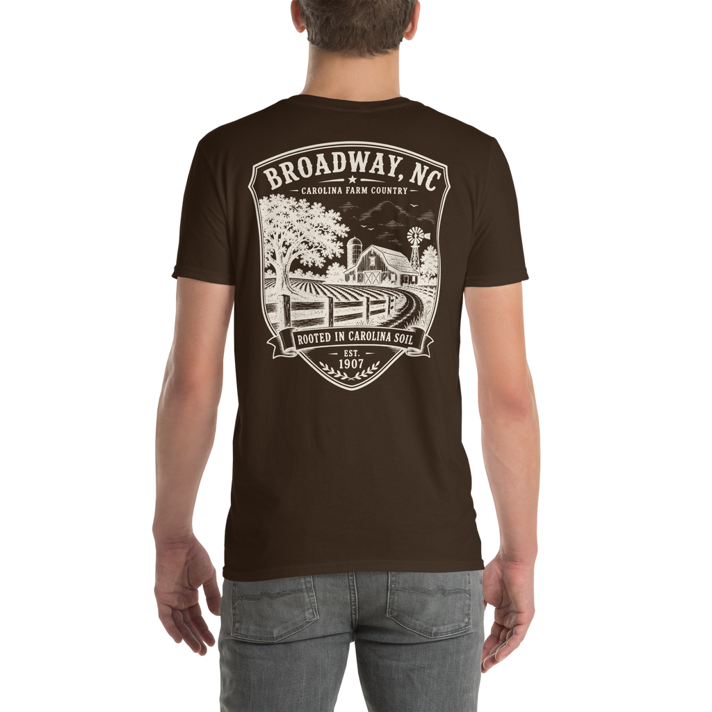 Broadway, NC - Farm Country - Short-Sleeve Unisex