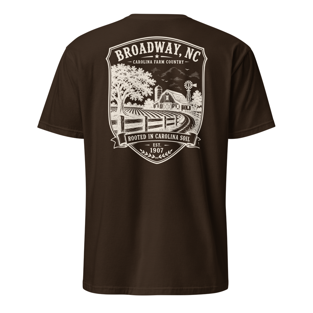 Broadway, NC - Farm Country - Short-Sleeve Unisex