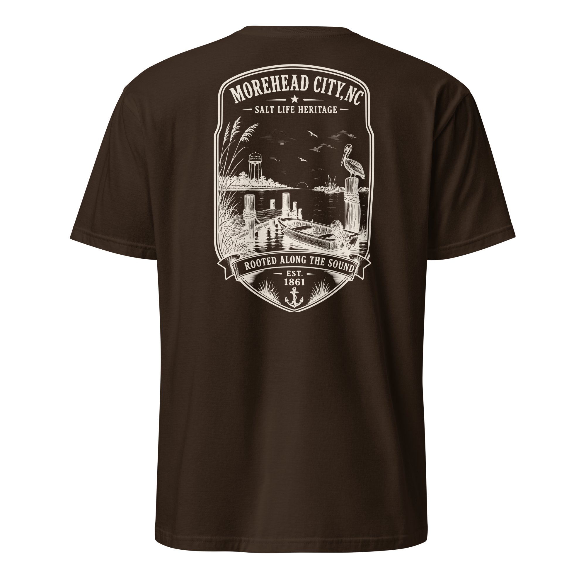 Morehead City - Rooted Along The Sound - Short-Sleeve Unisex