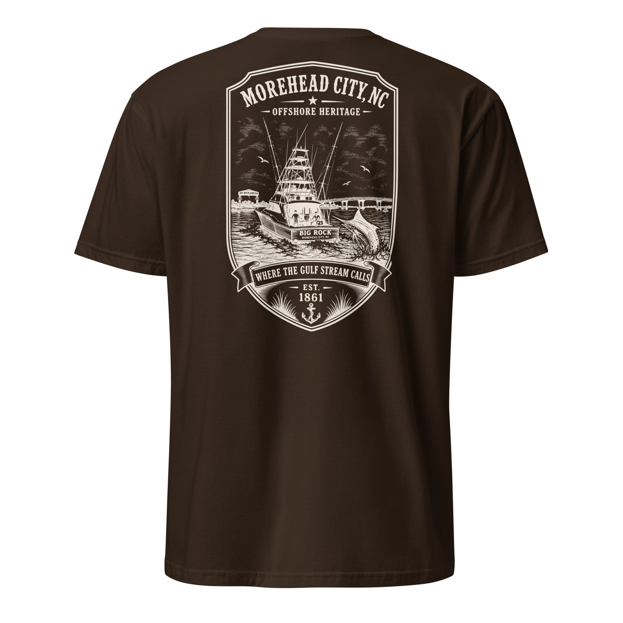 Morehead City - Big Rock - Short-Sleeve Unisex