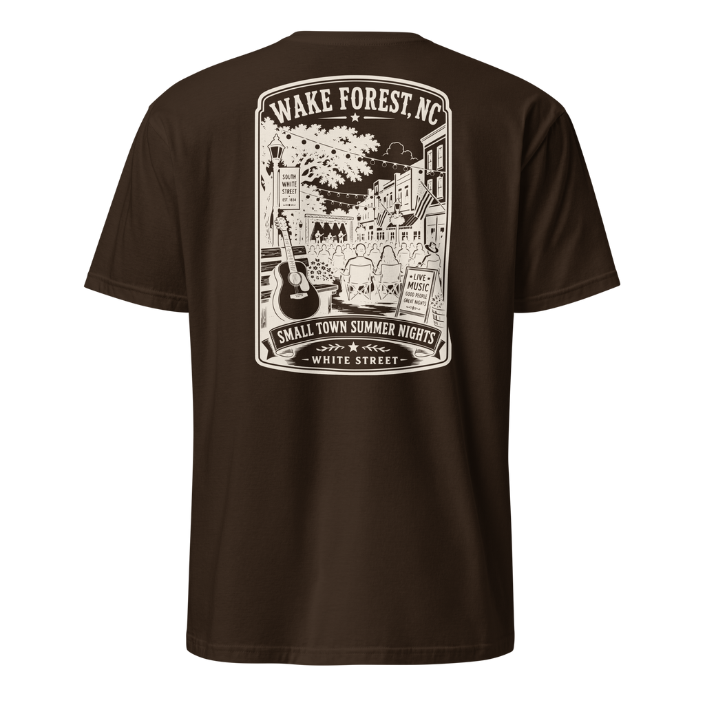 Wake Forest, NC - Small Town Summer Nights - Short-Sleeve Unisex