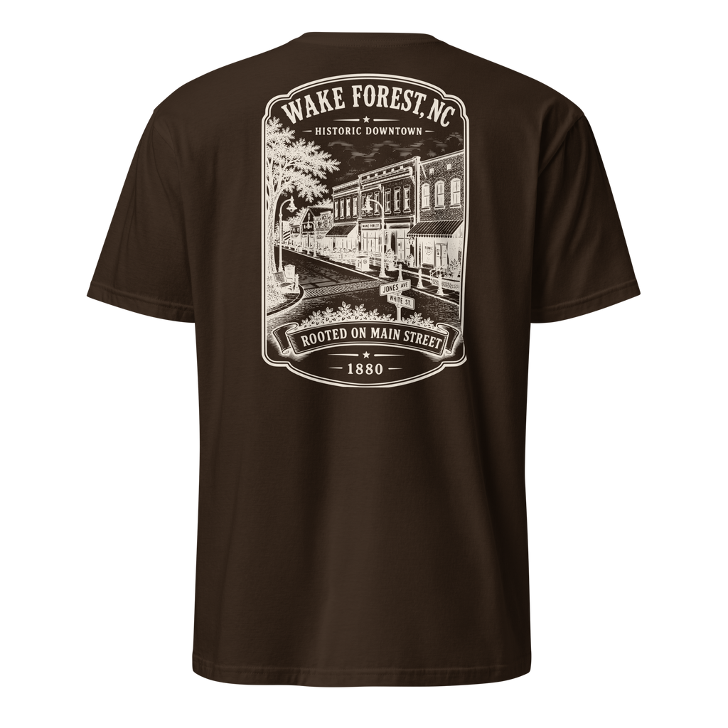Wake Forest, NC - Historic Downtown - Short-Sleeve Unisex