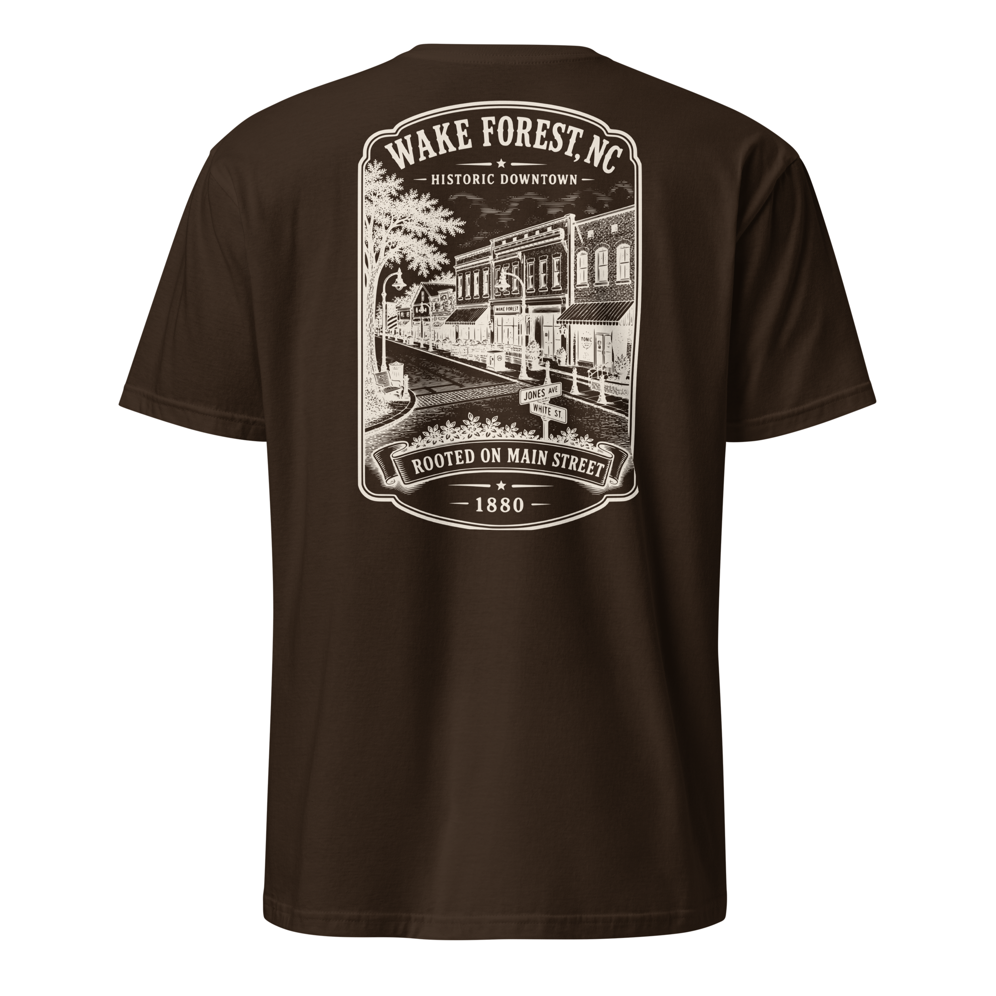 Wake Forest, NC - Historic Downtown - Short-Sleeve Unisex