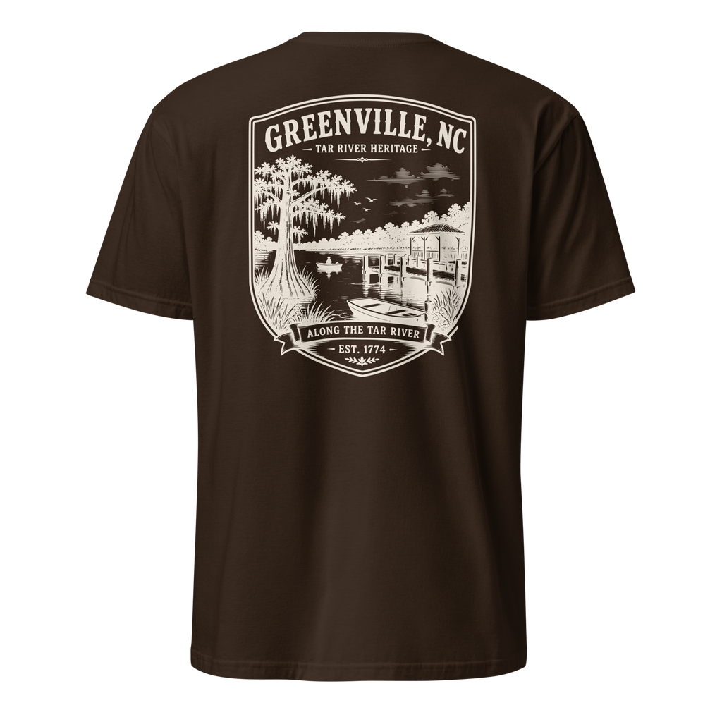 Greenville, NC - Along The Tar - Short-Sleeve Unisex