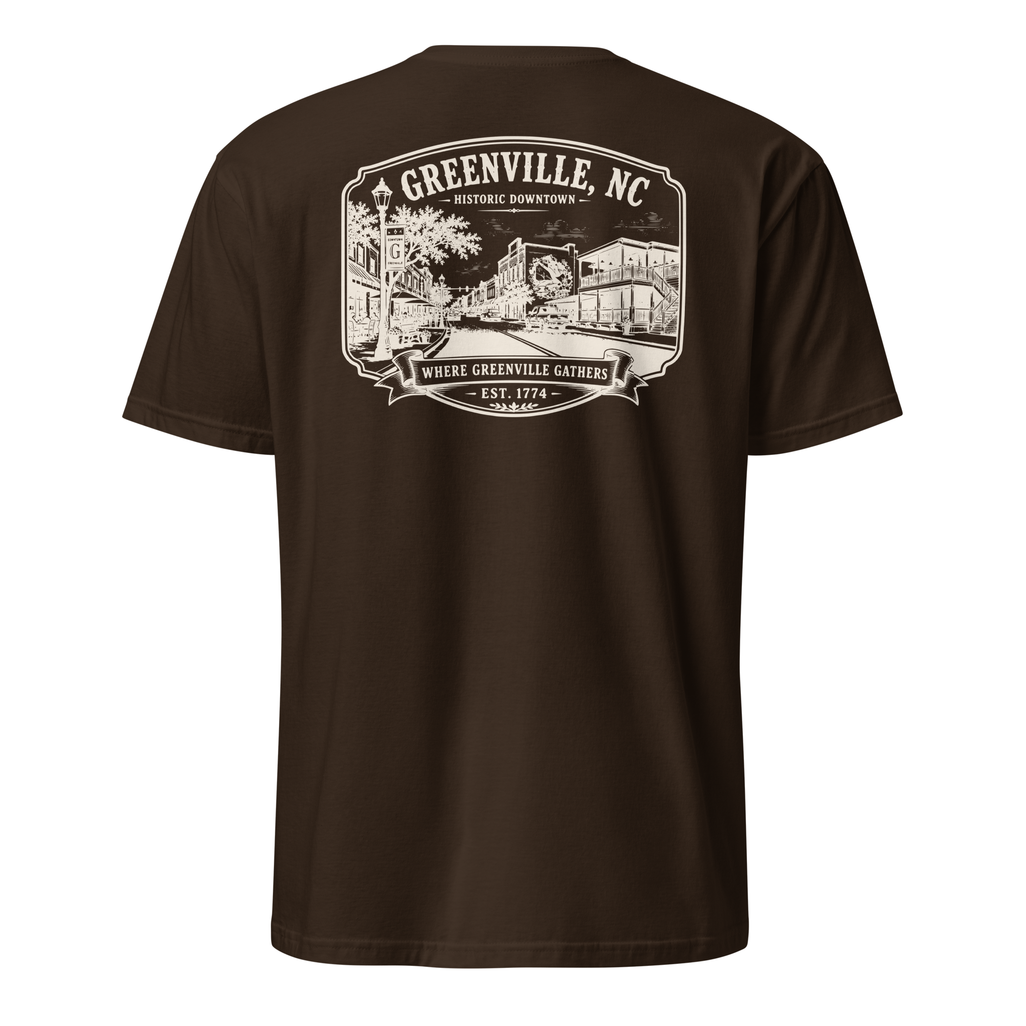 Greenville, NC - Downtown - Short-Sleeve Unisex