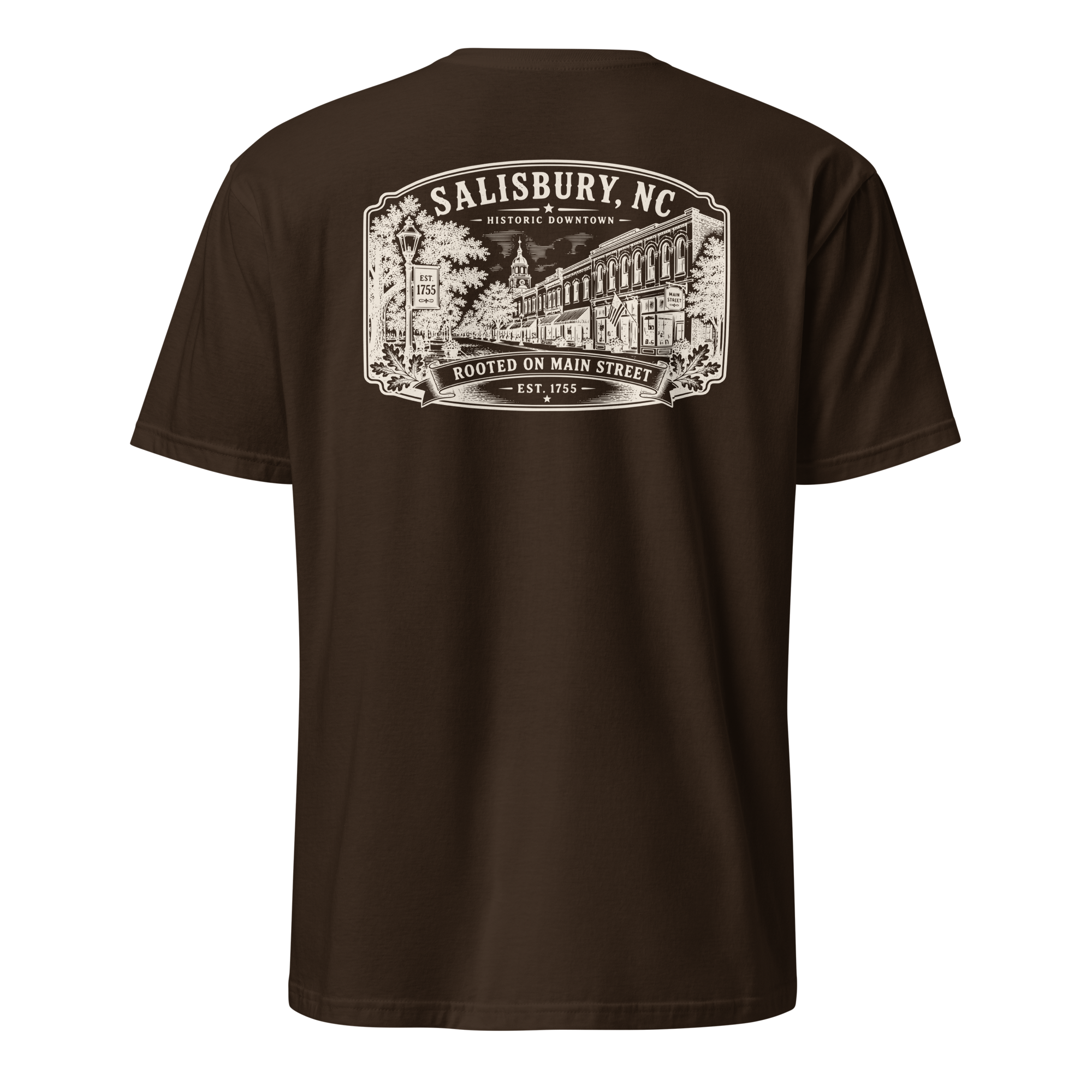 Salisbury, NC - Rooted On Main Street - Short-Sleeve Unisex