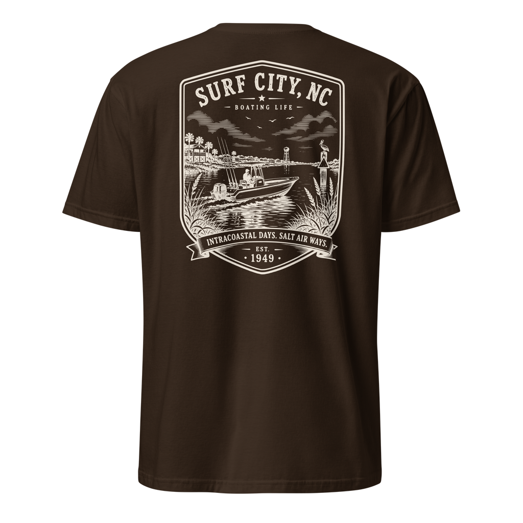 Surf City, NC - Boating Life - Short-Sleeve Unisex T-Shirt
