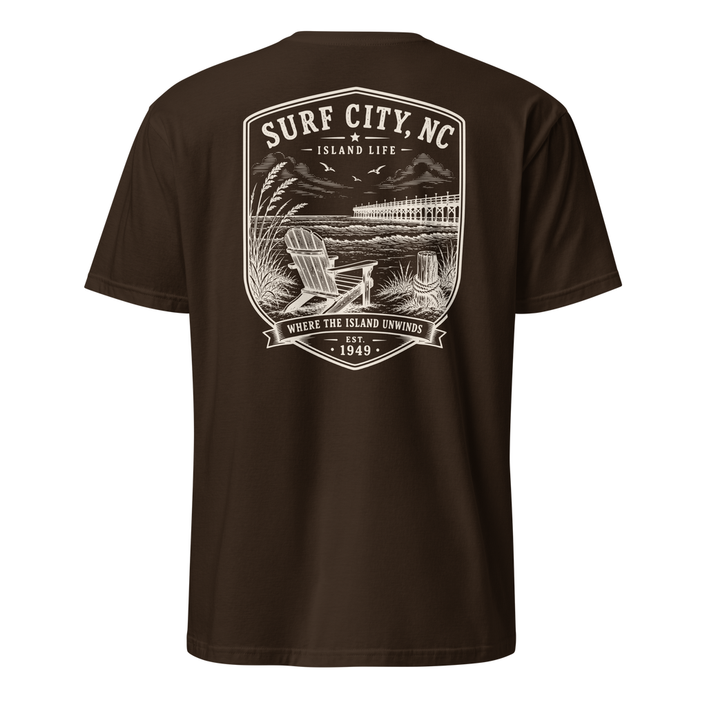 Surf City, NC - Island Life - Short-Sleeve Unisex T-Shirt