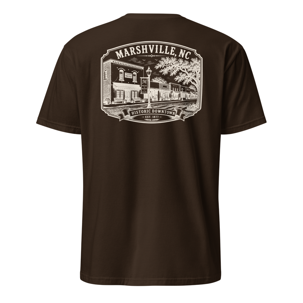 Marshville, NC - Historic Downtown - Short-Sleeve Unisex