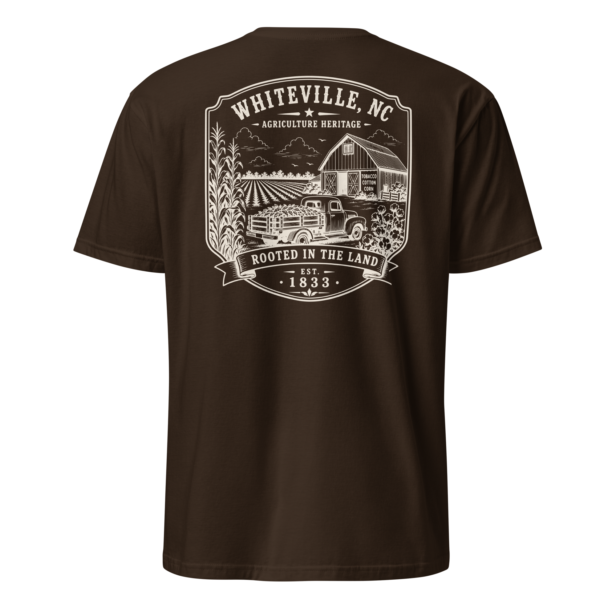 Whiteville, NC - Rooted In The Land - Short-Sleeve Unisex