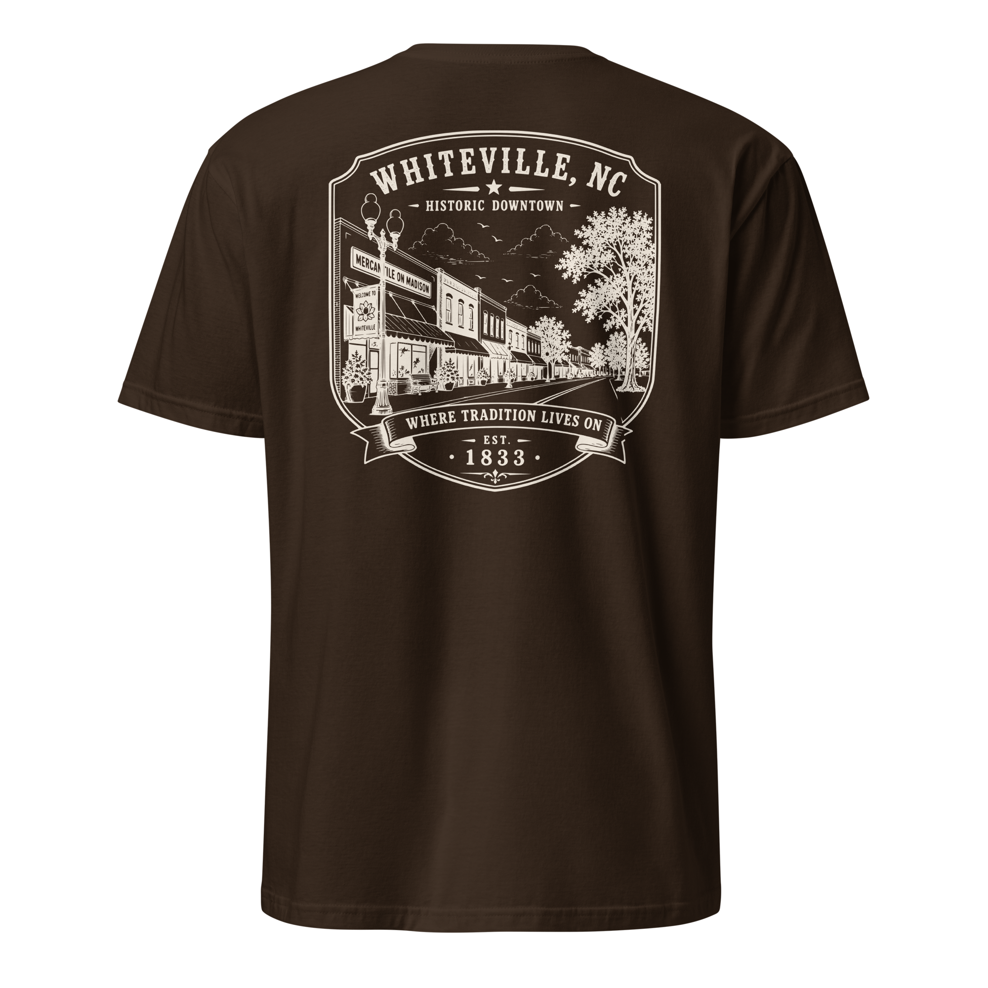 Whiteville, NC - Downtown - Short-Sleeve Unisex