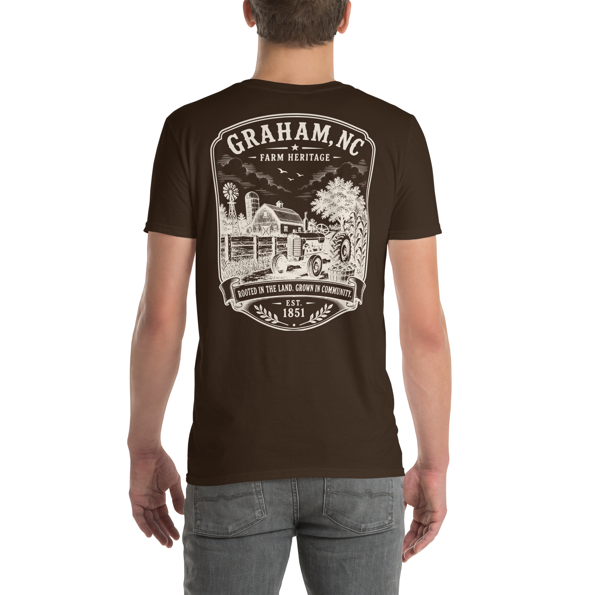 Graham, NC - Farm Heritage - Short-Sleeve Unisex