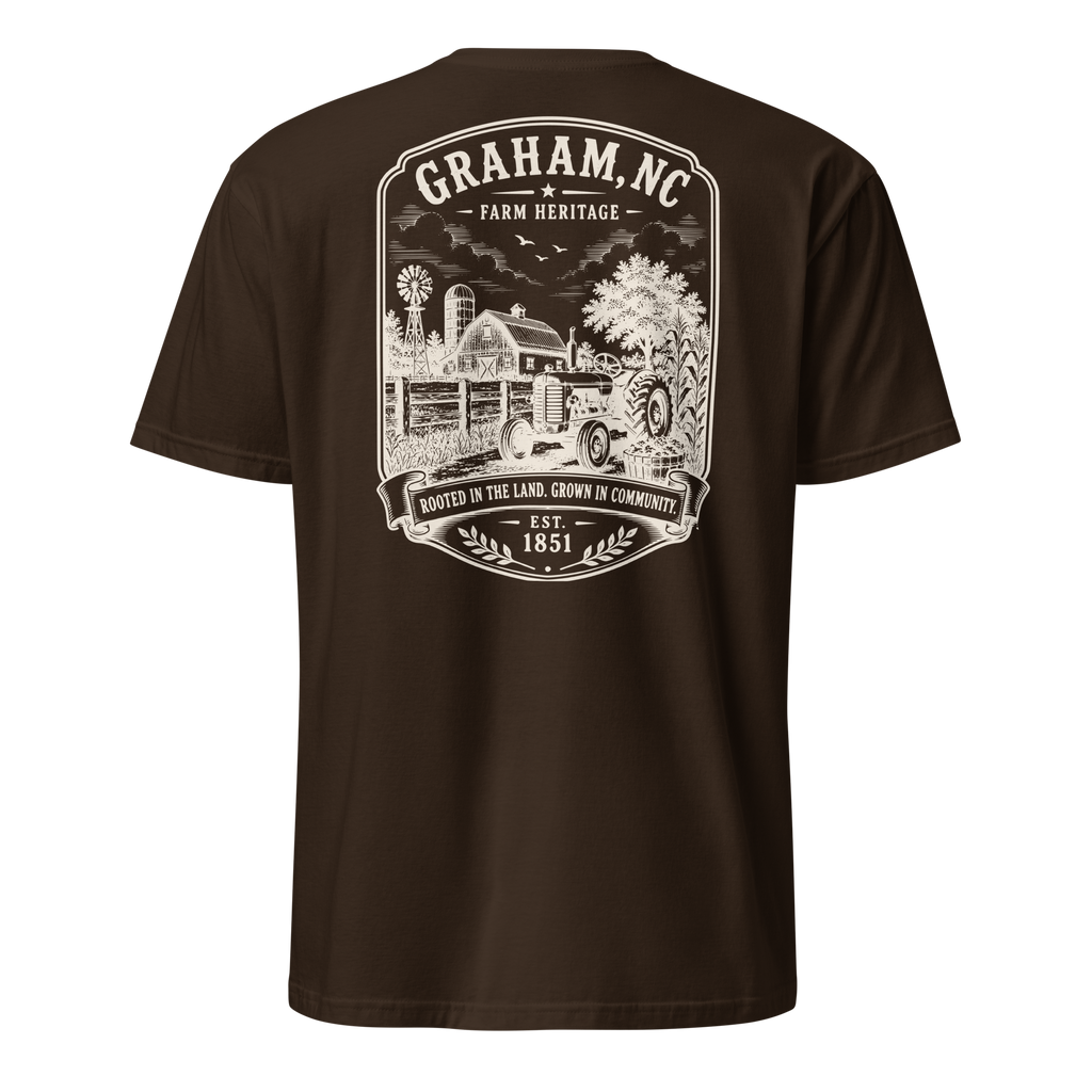 Graham, NC - Farm Heritage - Short-Sleeve Unisex